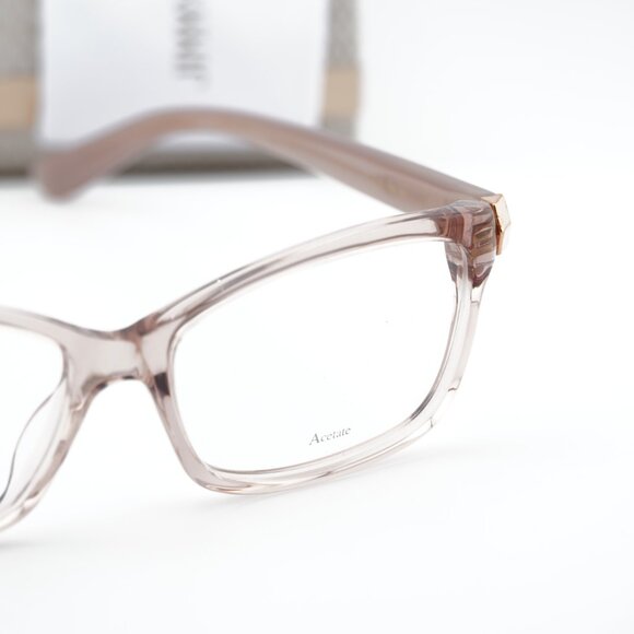 Jimmy Choo JC225 0FWM 00 Rectangle 52mm Eyeglasses - Transparent Nude - Picture 2 of 10
